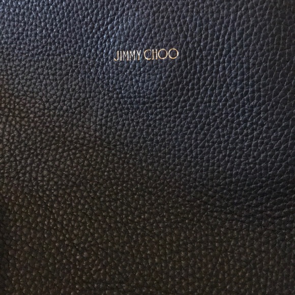 “GREAT HOLIDAY GIFT “🎁 🎁🎁🎁🎁🎁Jimmy Choo leather tote bag - Picture 2 of 5